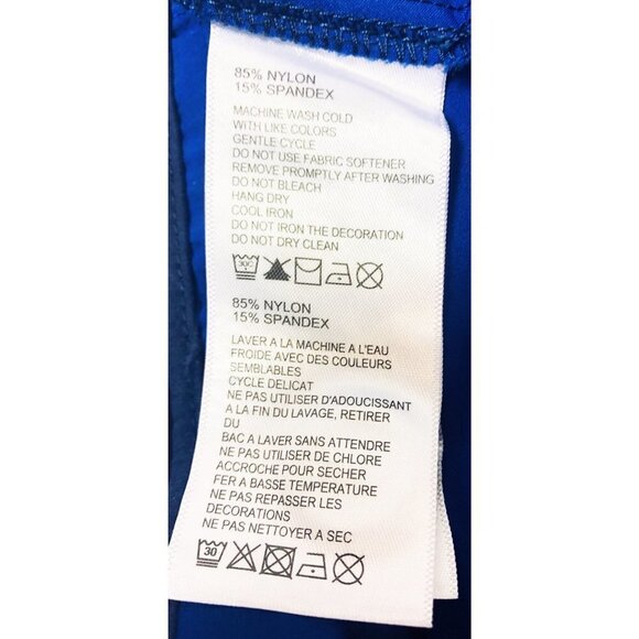 Tommy Bahama Mens Blue Checked Pockets Hybrid Bermuda Long Shorts Sz 30 New - Picture 10 of 11